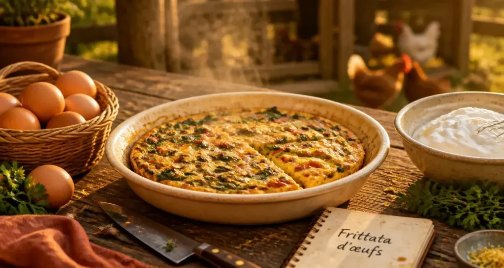 Quoi faire avec beaucoup d oeufs : frittata aux légumes sans gaspillage