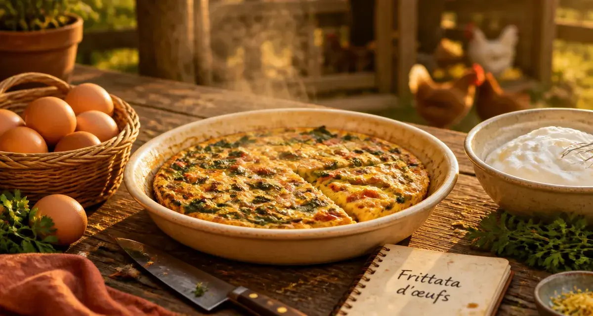Quoi faire avec beaucoup d oeufs : frittata aux légumes sans gaspillage