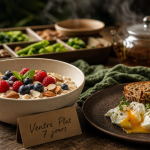 Recette ventre plat en 1 semaine : porridge et œufs, petit-déjeuner dégonflant