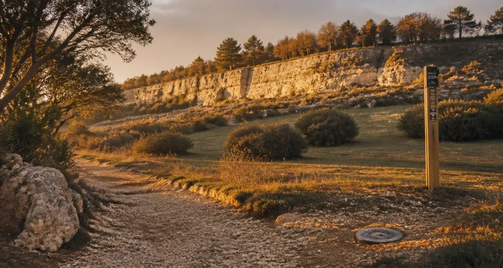 Vallée des Jardins à Caen : nature et loisirs en ville, pelouse et falaise calcaire