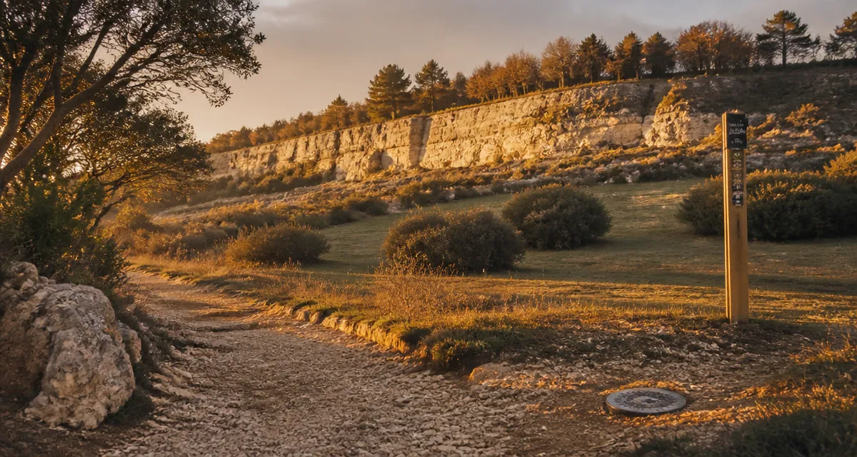 Vallée des Jardins à Caen : nature et loisirs en ville, pelouse et falaise calcaire