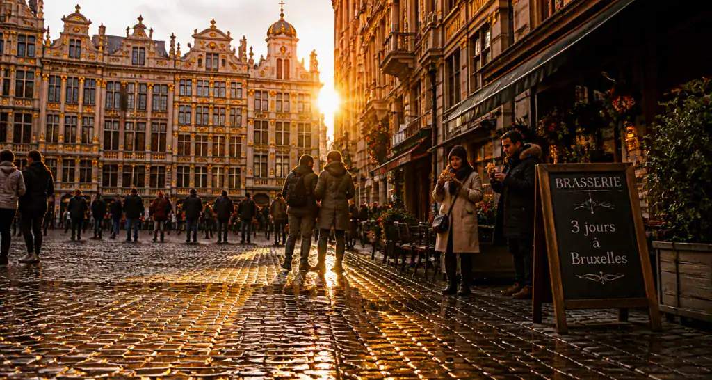 visite bruxelles 3 jours grand-place pavés dorés