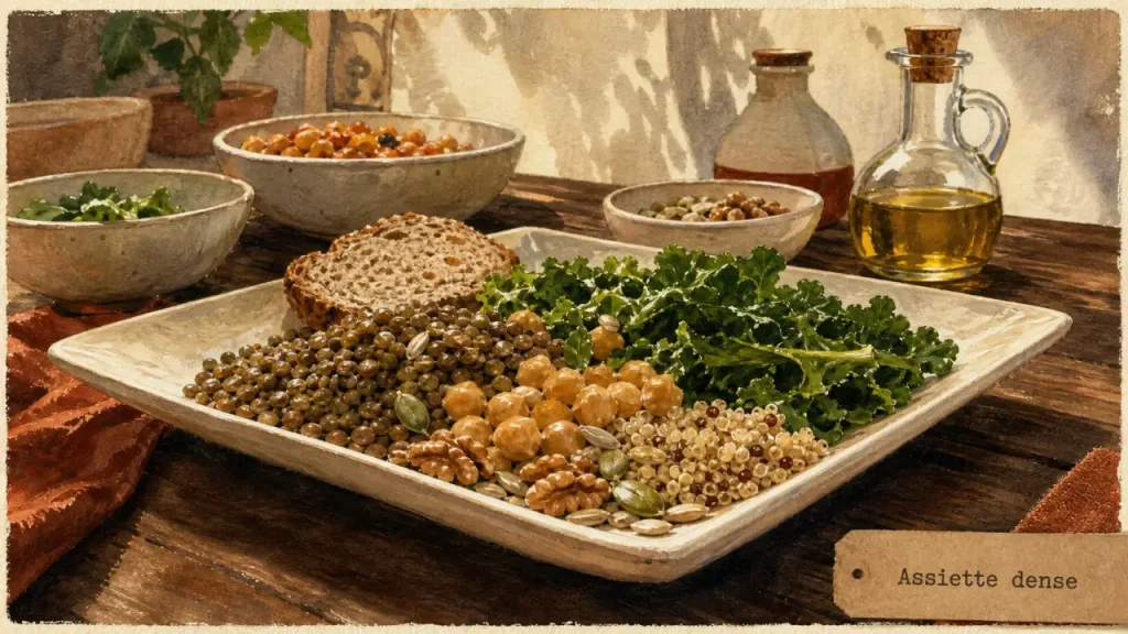 Aliment riche en nutriments : choisir dense plutôt que simplement sain