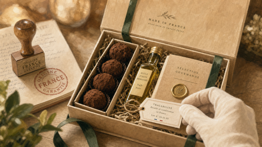 Cadeau France Made in France : coffret traçabilité origine France Garantie