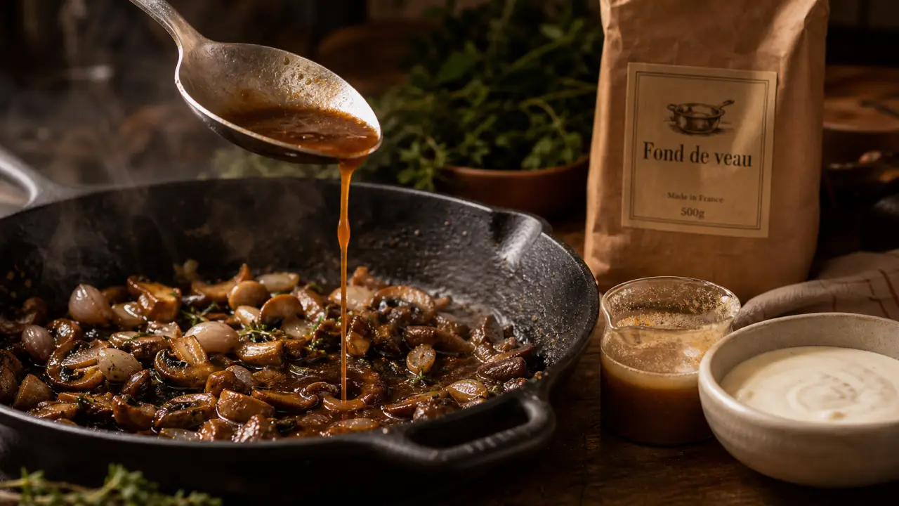 Comment utiliser le fond de veau : 20 g par litre, sauces et mijotés