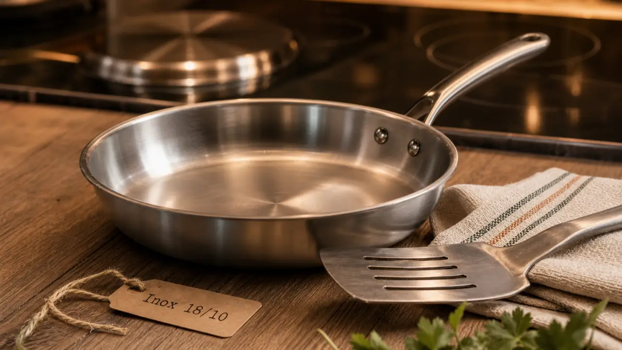 Poele inox 18/10 quelle marque choisir : Cristel, Beka, Mathon, poele inox 18/10
