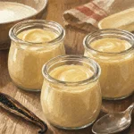 Recette dessert crème : crème vanille maison en pots en verre