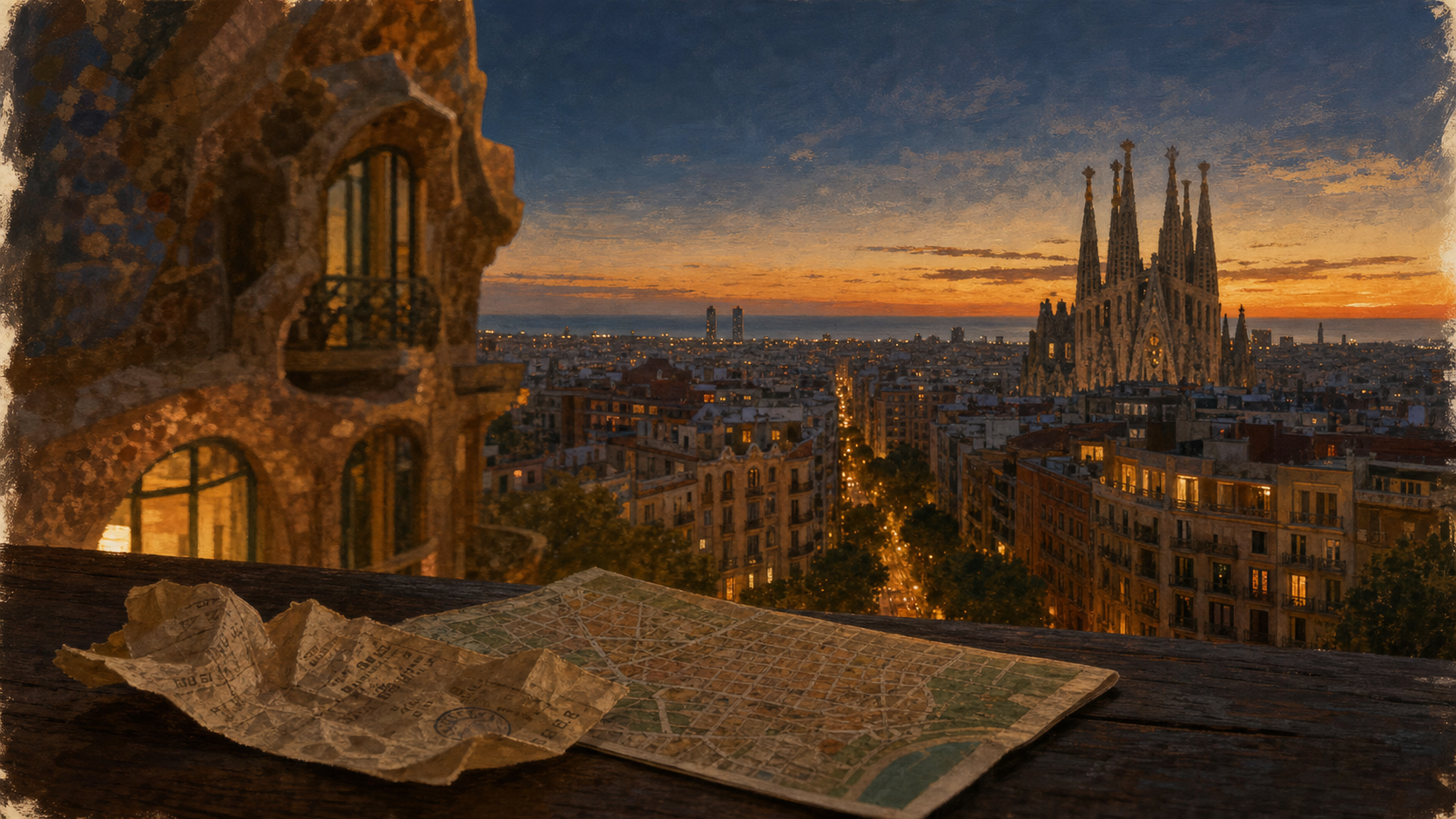 Visiter Barcelone en 2 jours : Gaudí, vieille ville et mer au coucher du soleil