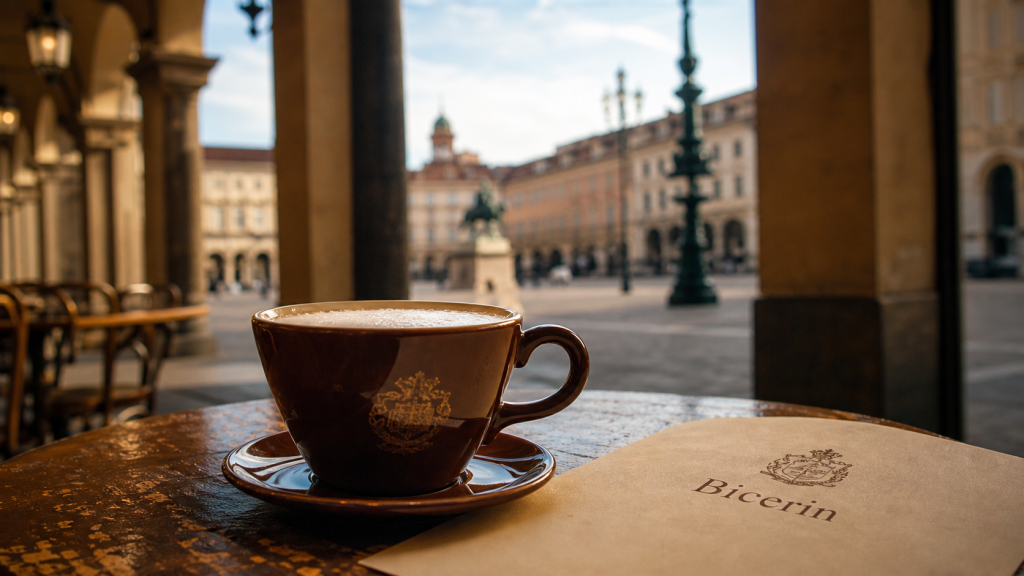 Week end a turin : tasse de bicerin sur table à Turin