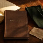 L'élégance est un art de vivre : carnet, cravate et tissu, style soigné