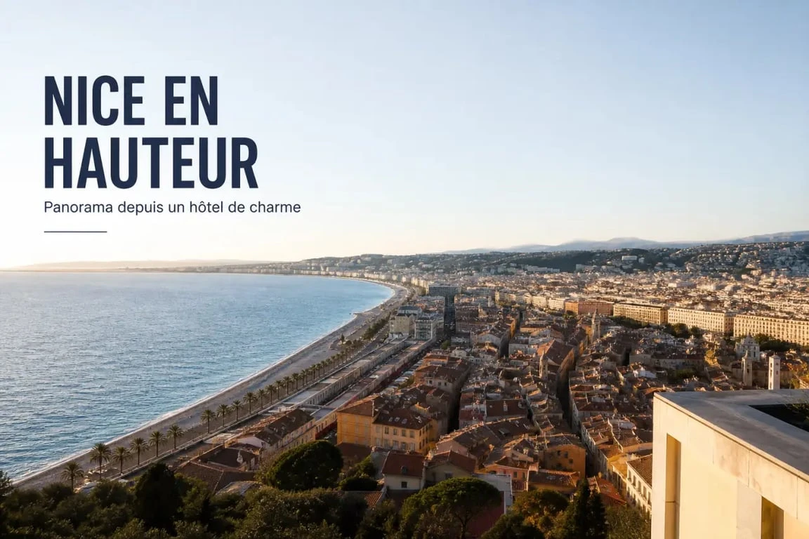 Le Panoramic Boutique Hôtel à Nice avec vue panoramique sur la mer
