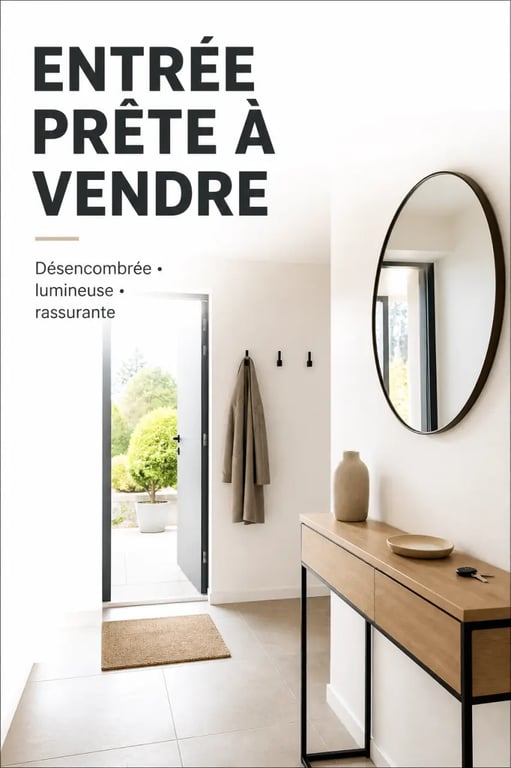 Comment valoriser son bien immobilier grâce à une décoration soignée : entrée épurée pour séduire les acheteurs