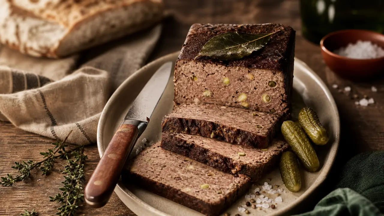 Pates de campagne maison : terrine rustique, cuisson 72°C à cœur