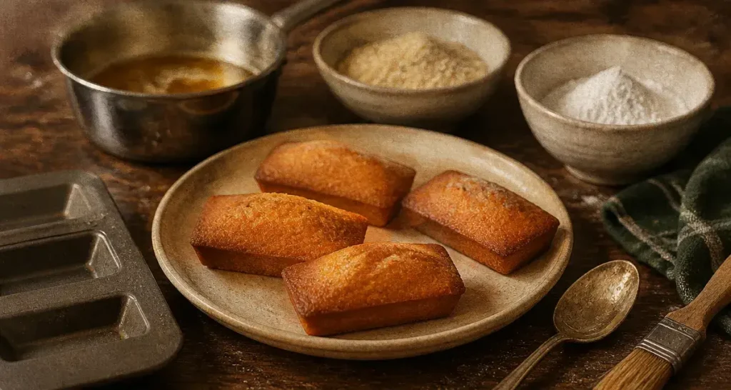 Recettes financiers faciles : financiers au beurre noisette dorés