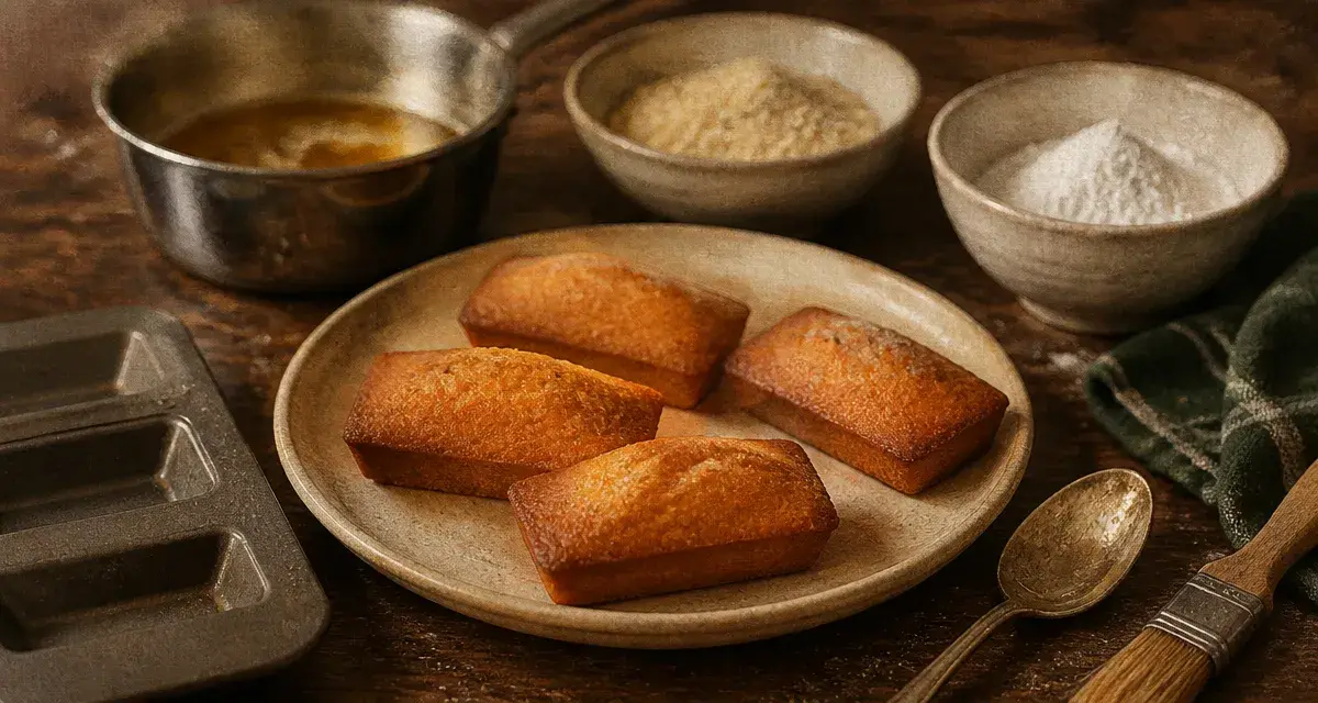 Recettes financiers faciles : financiers au beurre noisette dorés