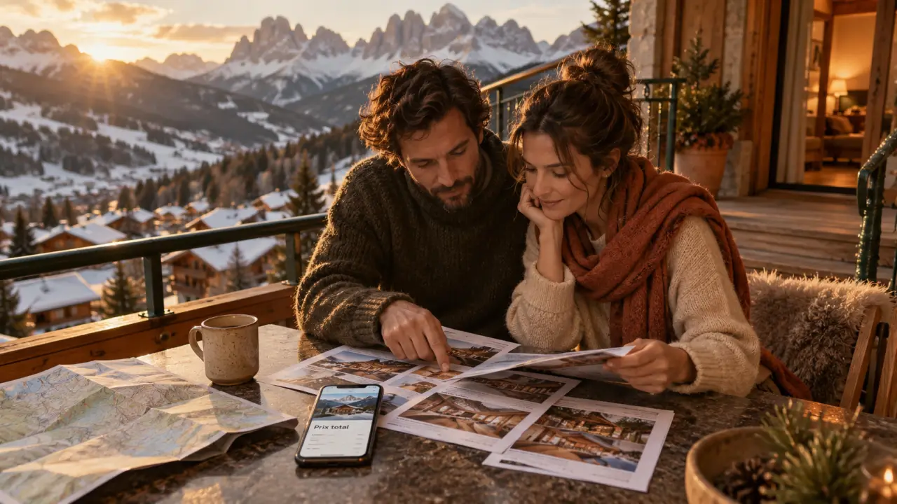 Location vacances dolomites : comparer prix total et équipements
